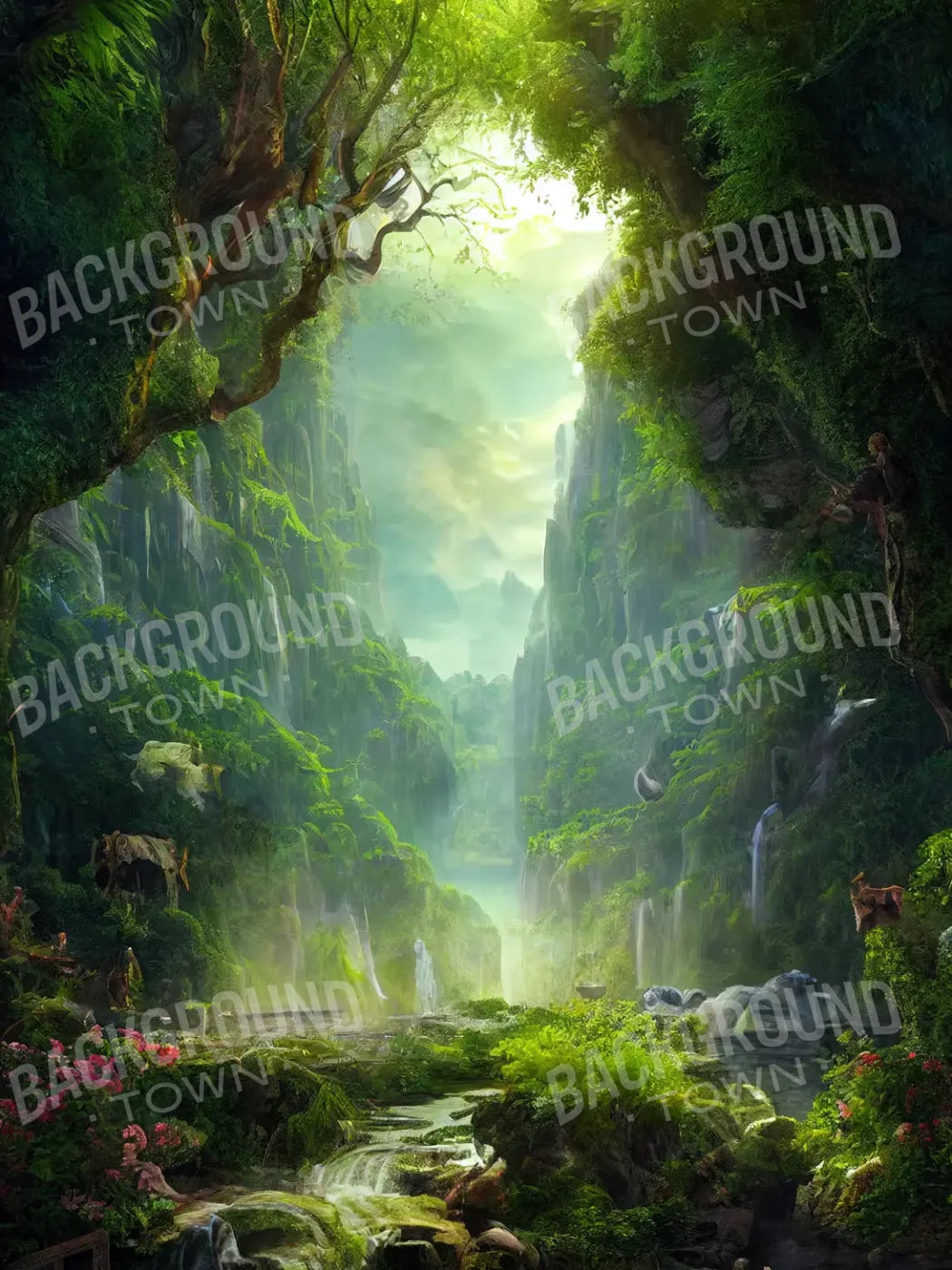 Fantasy Land 5X68 Fleece ( 60 X 80 Inch ) Backdrop