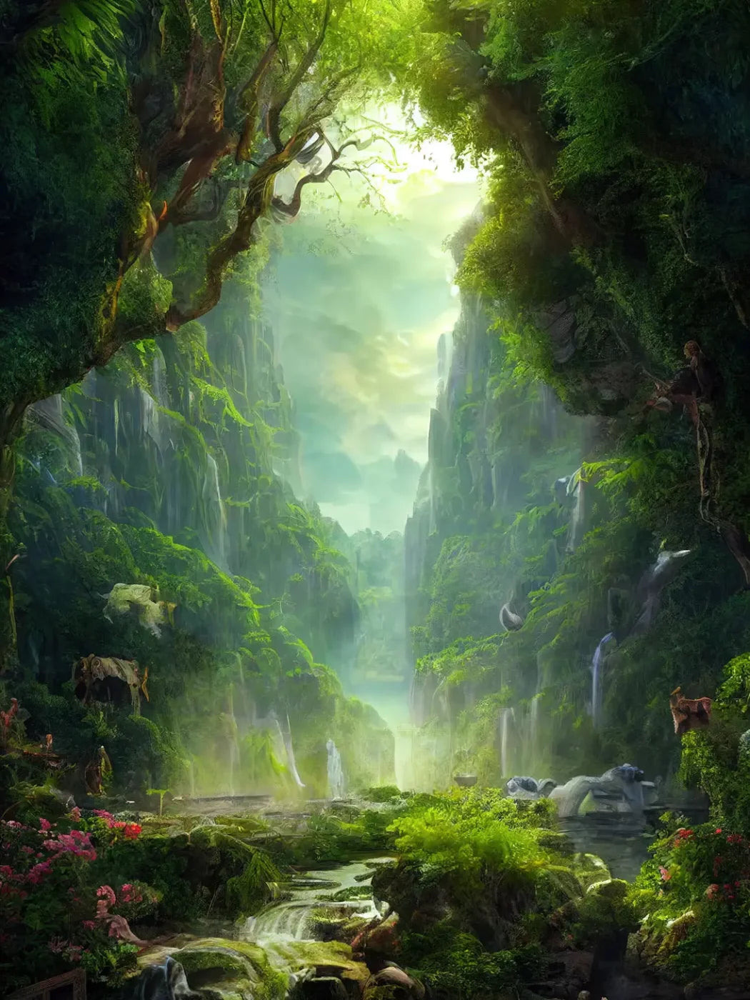 Fantasy Land 5X68 Fleece ( 60 X 80 Inch ) Backdrop