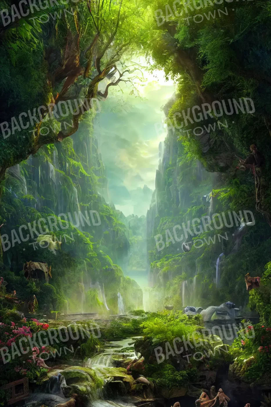 Fantasy Land 5X8 Ultracloth ( 60 X 96 Inch ) Backdrop