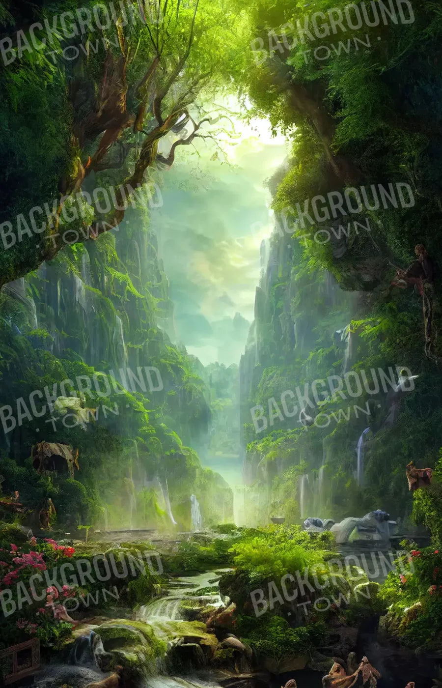 Fantasy Land 8X12 Ultracloth ( 96 X 144 Inch ) Backdrop