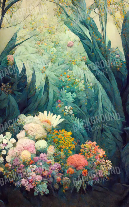 Fantasy Meadow Pastel 9X14 Ultracloth ( 108 X 168 Inch ) Backdrop