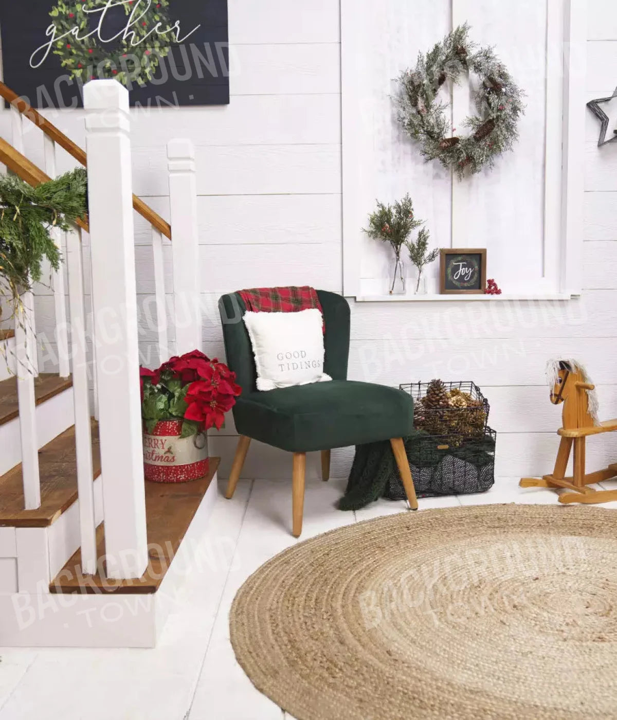 Farmhouse 10X12 Ultracloth ( 120 X 144 Inch ) Backdrop