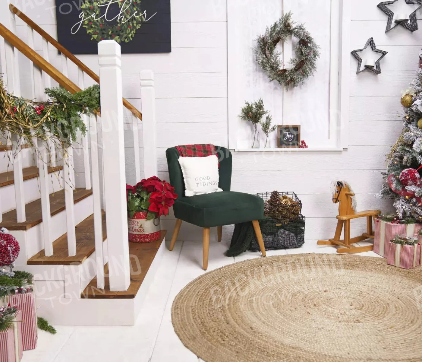 Farmhouse 12X10 Ultracloth ( 144 X 120 Inch ) Backdrop