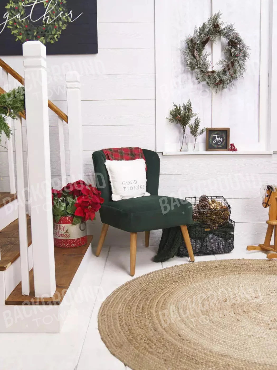 Farmhouse 5X7 Ultracloth ( 60 X 84 Inch ) Backdrop