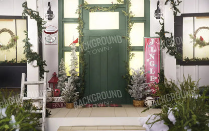 Farmhouse Front Porch 14X9 Ultracloth ( 168 X 108 Inch ) Backdrop