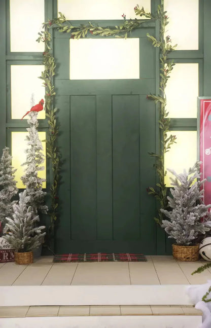 Farmhouse Front Porch 8X12 Ultracloth ( 96 X 144 Inch ) Backdrop