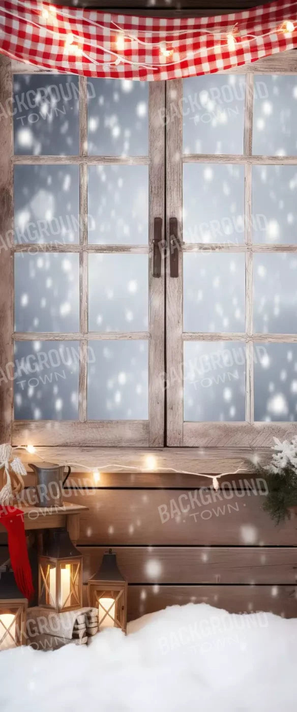 Rustic Snowy Christmas Ii 5’X12’ Ultracloth For Westcott X-Drop (60 X 144 Inch) Backdrop