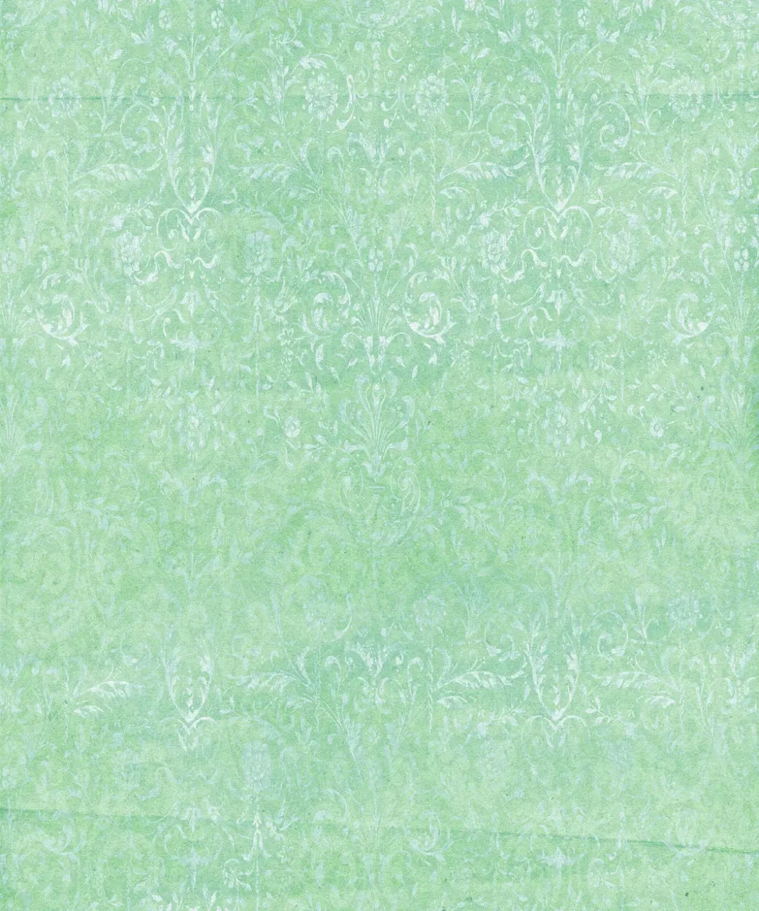 Green Damask Backdrop for Photography