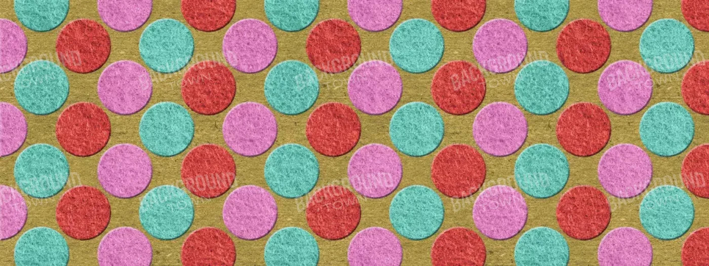 Felt Circus 20X8 Ultracloth ( 240 X 96 Inch ) Backdrop