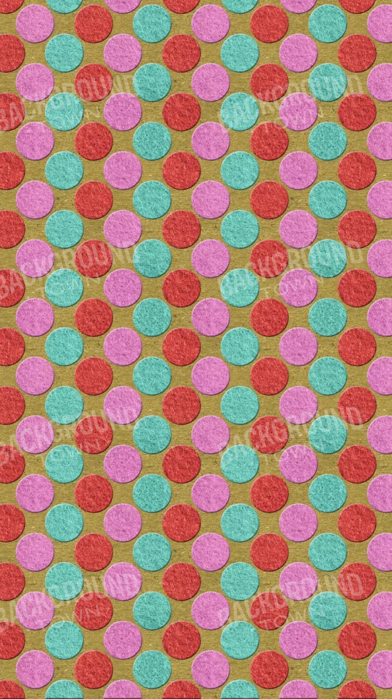 Felt Circus 8X14 Ultracloth ( 96 X 168 Inch ) Backdrop