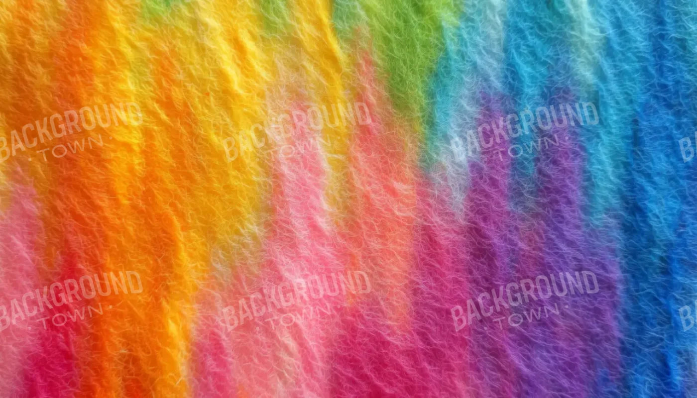Felt Rainbow 14’x8’ UltraCloth (168 x 96 inch) Backdrop