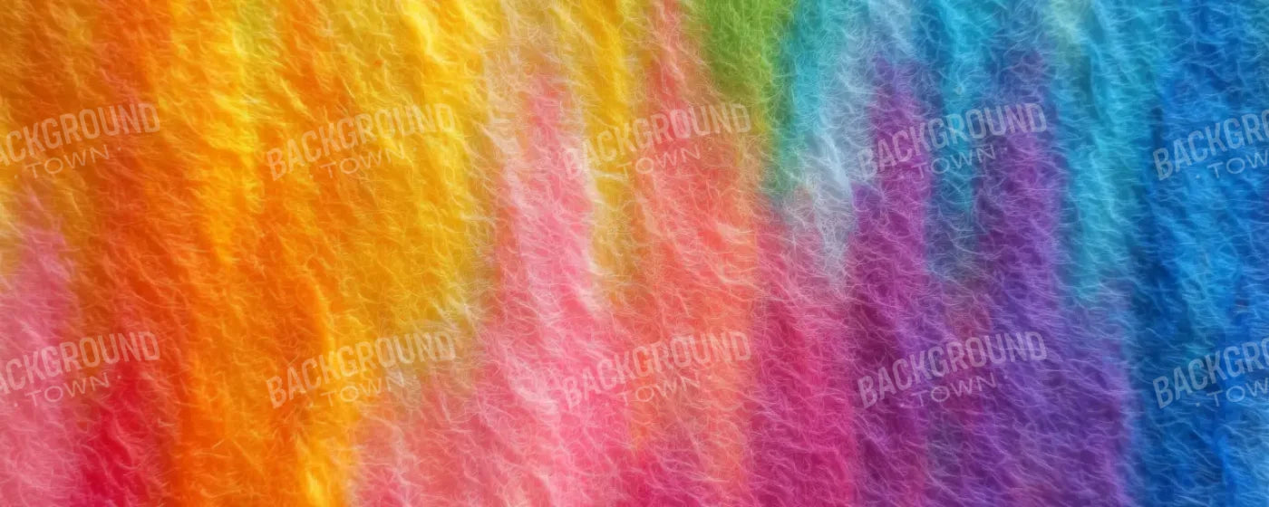 Felt Rainbow 20’x8’ UltraCloth (240 x 96 inch) Backdrop