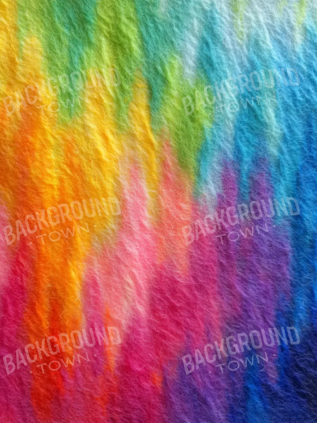 Felt Rainbow 6’x8’ Fleece (72 x 96 inch) Backdrop