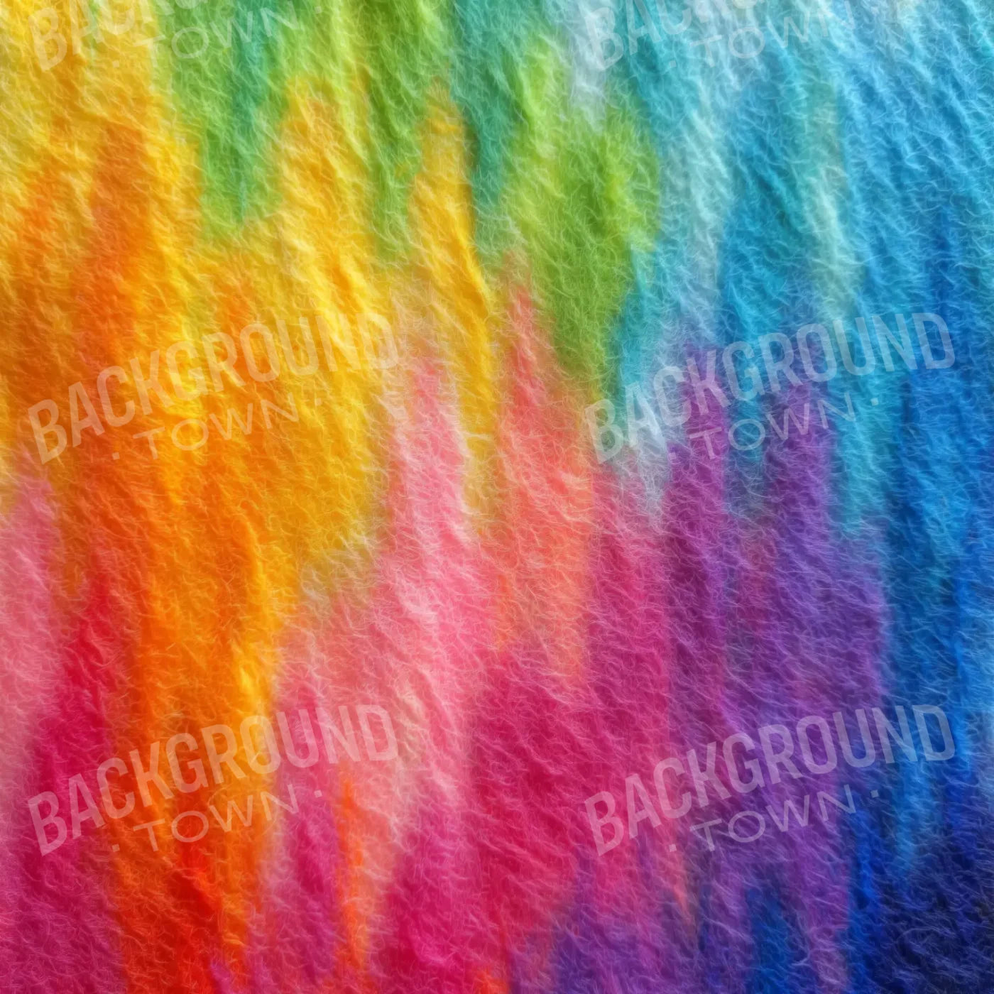 Felt Rainbow 8’x8’ Fleece (96 x 96 inch) Backdrop
