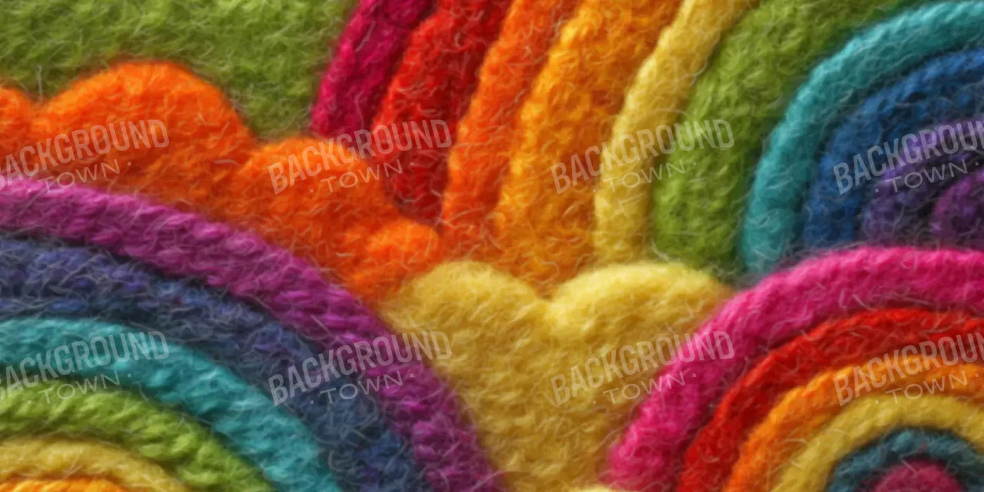 Felt Rainbows 16’x8’ UltraCloth (192 x 96 inch) Backdrop