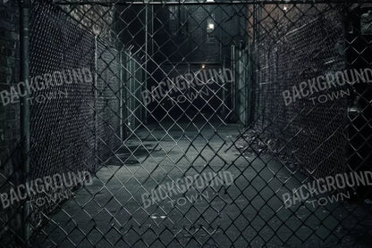 Fenced Alley 12’X8’ Ultracloth (144 X 96 Inch) Backdrop