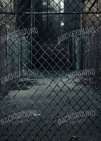 Fenced Alley 5’X7’ Ultracloth (60 X 84 Inch) Backdrop