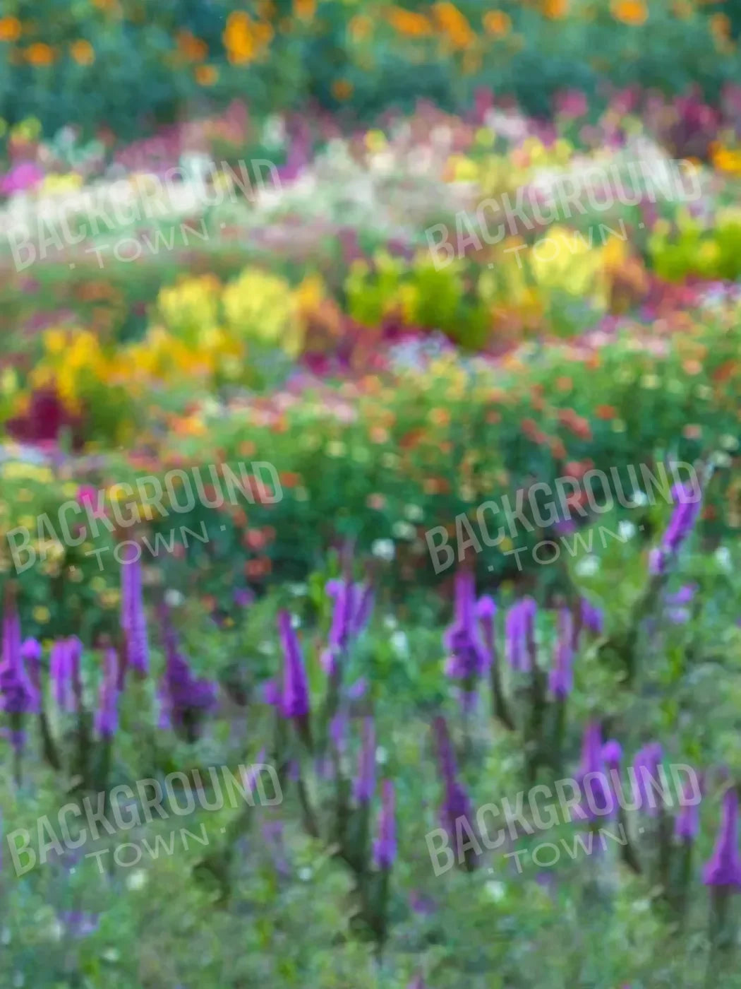 Fields Of Flowers 5X68 Fleece ( 60 X 80 Inch ) Backdrop