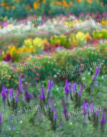 Fields Of Flowers 6X8 Fleece ( 72 X 96 Inch ) Backdrop
