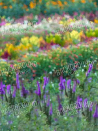 Fields Of Flowers 8X10 Fleece ( 96 X 120 Inch ) Backdrop