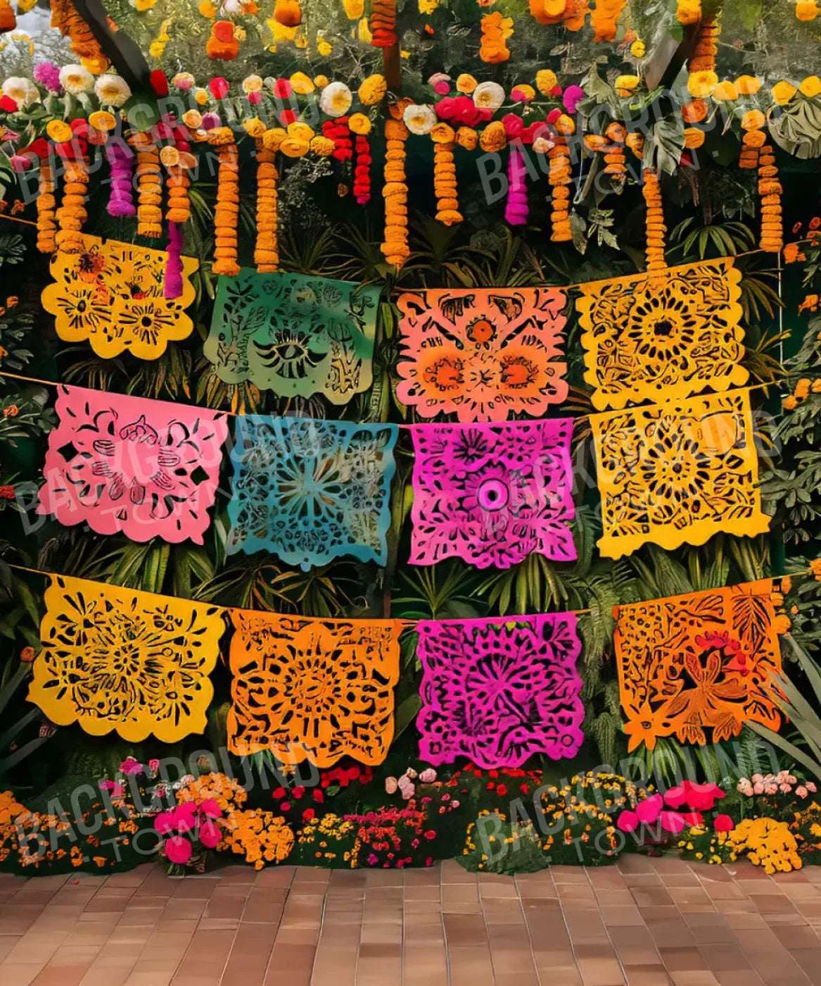 Fiesta Checked 10’X12’ Ultracloth (120 X 144 Inch) Backdrop