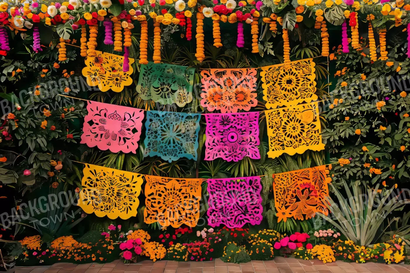 Fiesta Checked 12’X8’ Ultracloth (144 X 96 Inch) Backdrop