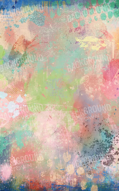 Finger Paint 9X14 Ultracloth ( 108 X 168 Inch ) Backdrop