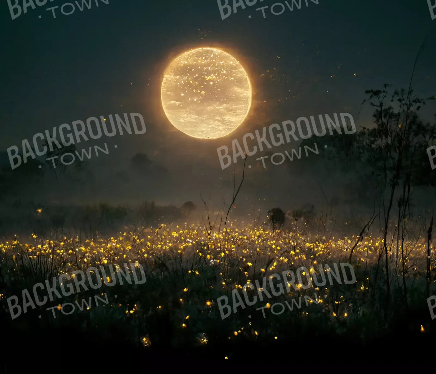 Firefly Night 12X10 Ultracloth ( 144 X 120 Inch ) Backdrop