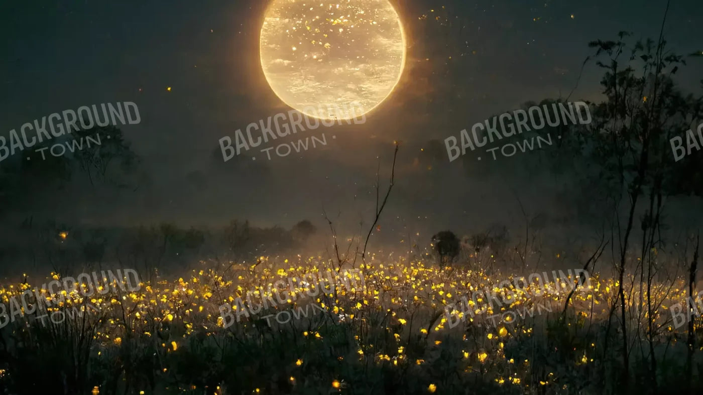 Firefly Night 14X8 Ultracloth ( 168 X 96 Inch ) Backdrop