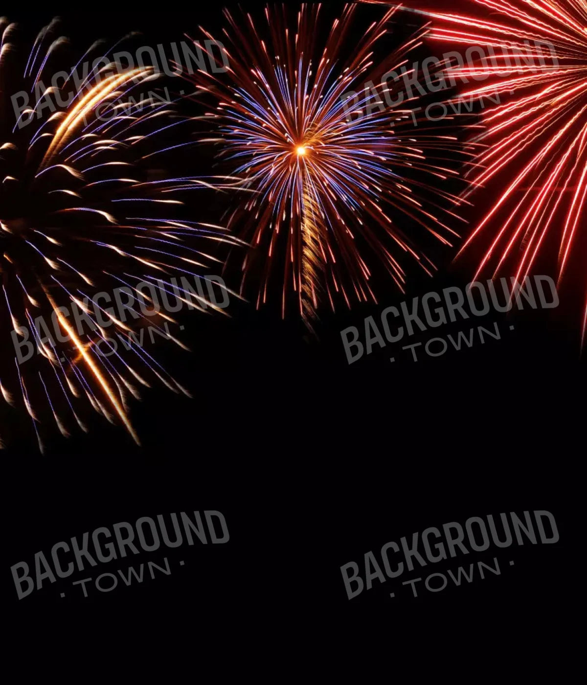 Fireworks 10X12 Ultracloth ( 120 X 144 Inch ) Backdrop