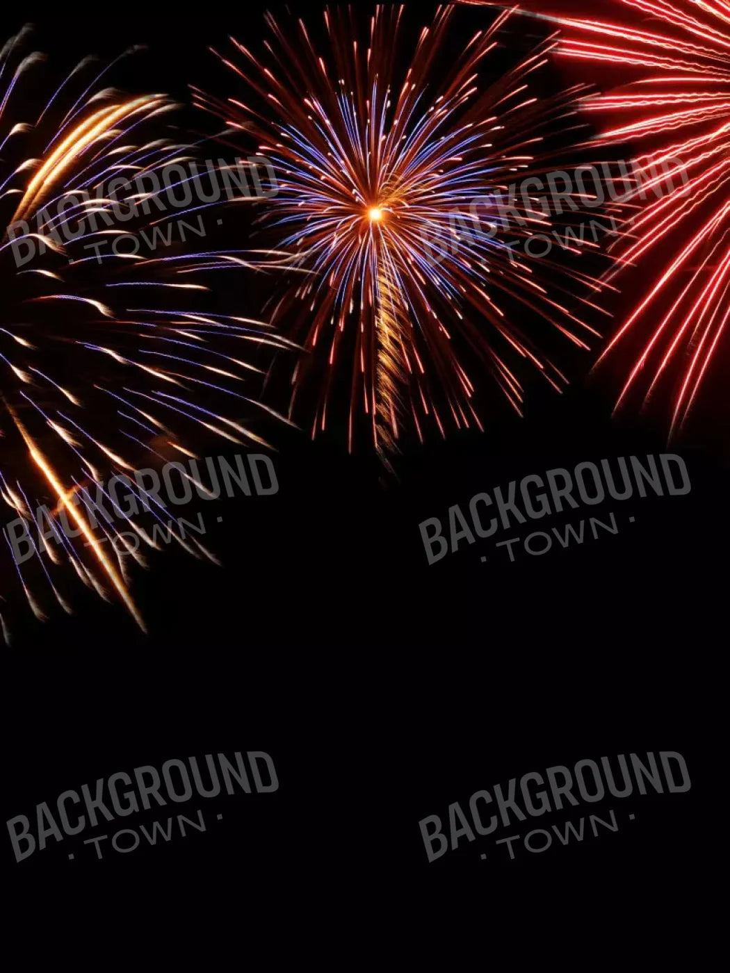 Fireworks 5X68 Fleece ( 60 X 80 Inch ) Backdrop