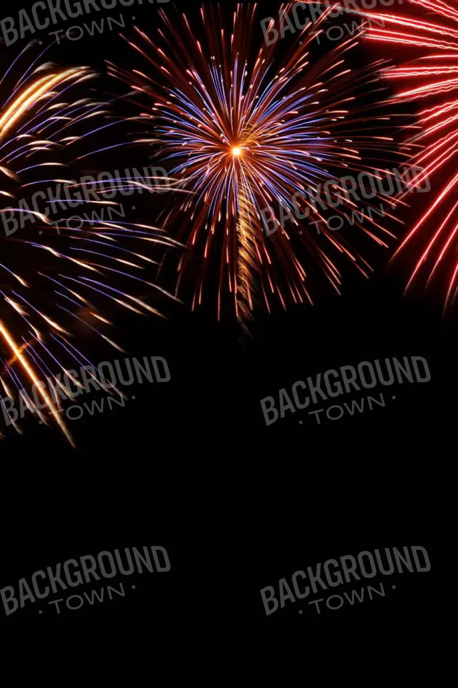 Fireworks 5X8 Ultracloth ( 60 X 96 Inch ) Backdrop