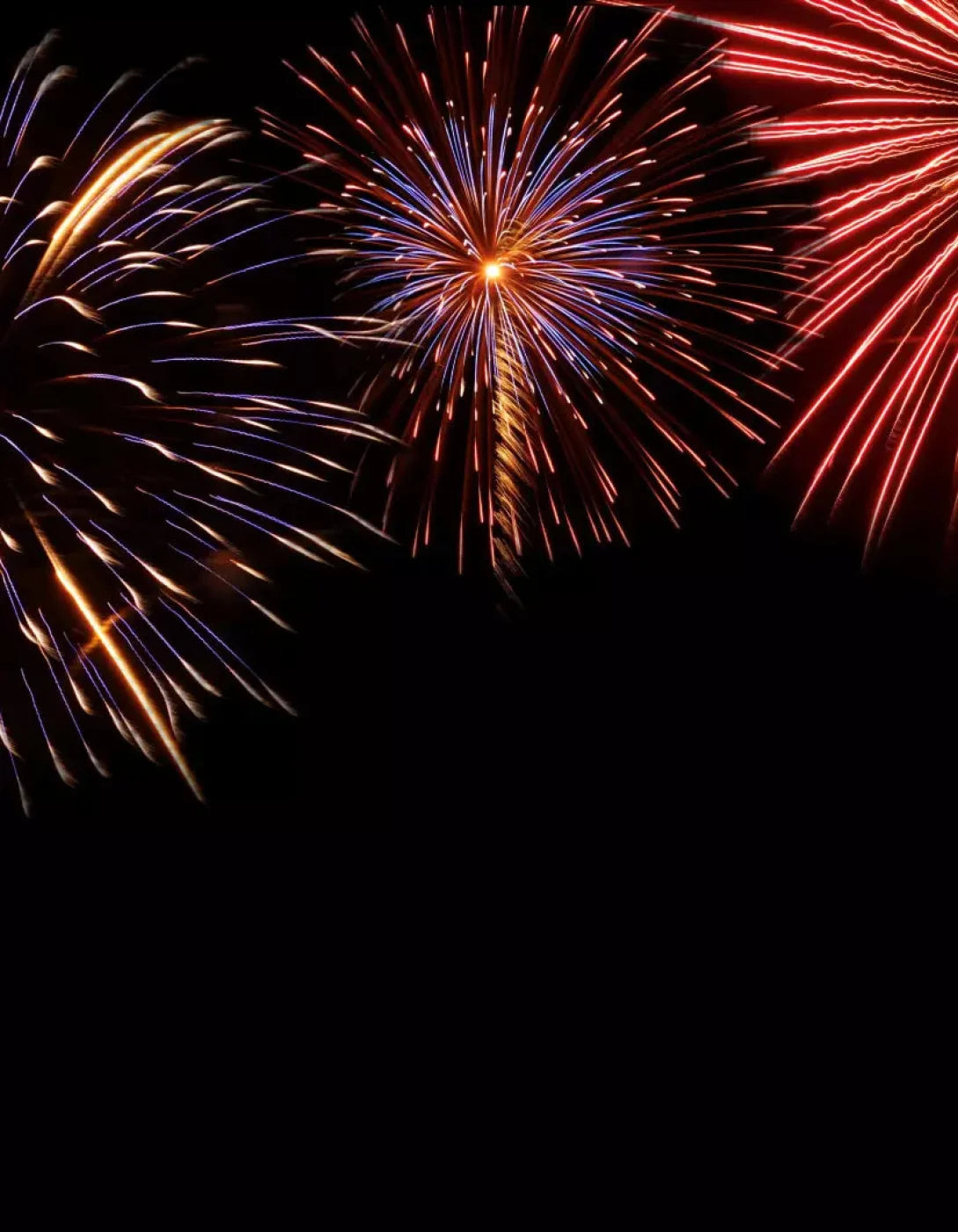 Fireworks 6X8 Fleece ( 72 X 96 Inch ) Backdrop