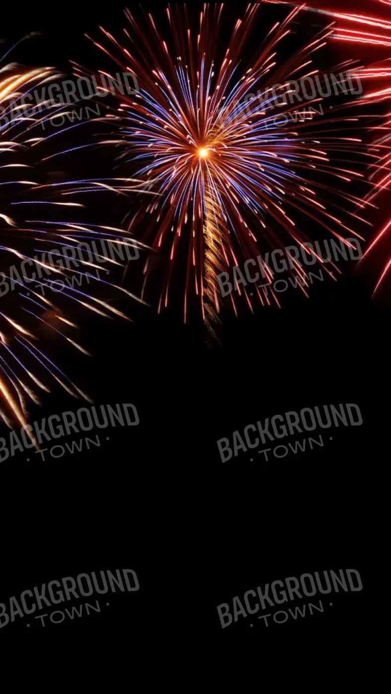 Fireworks 8X14 Ultracloth ( 96 X 168 Inch ) Backdrop