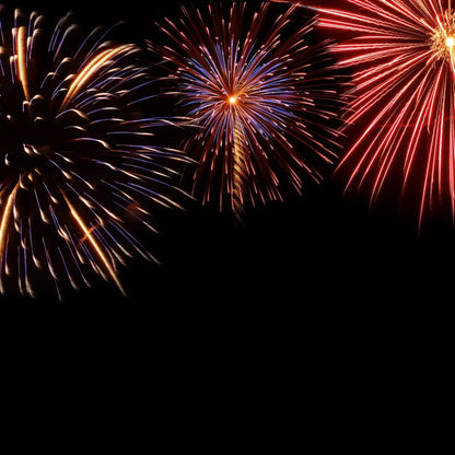 Fireworks 8X8 Fleece ( 96 X Inch ) Backdrop
