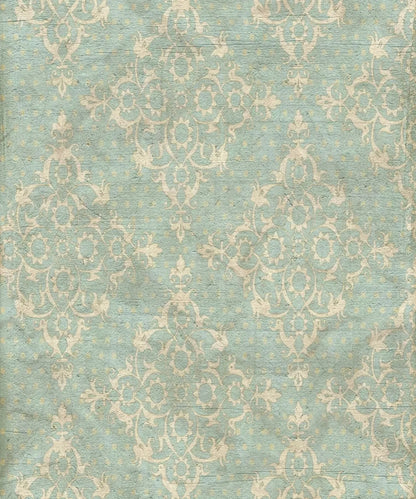 Green Damask Backdrop for Photography