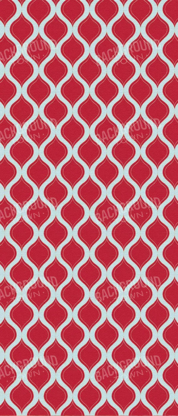 Fishnet Red 5X12 Ultracloth For Westcott X-Drop ( 60 X 144 Inch ) Backdrop