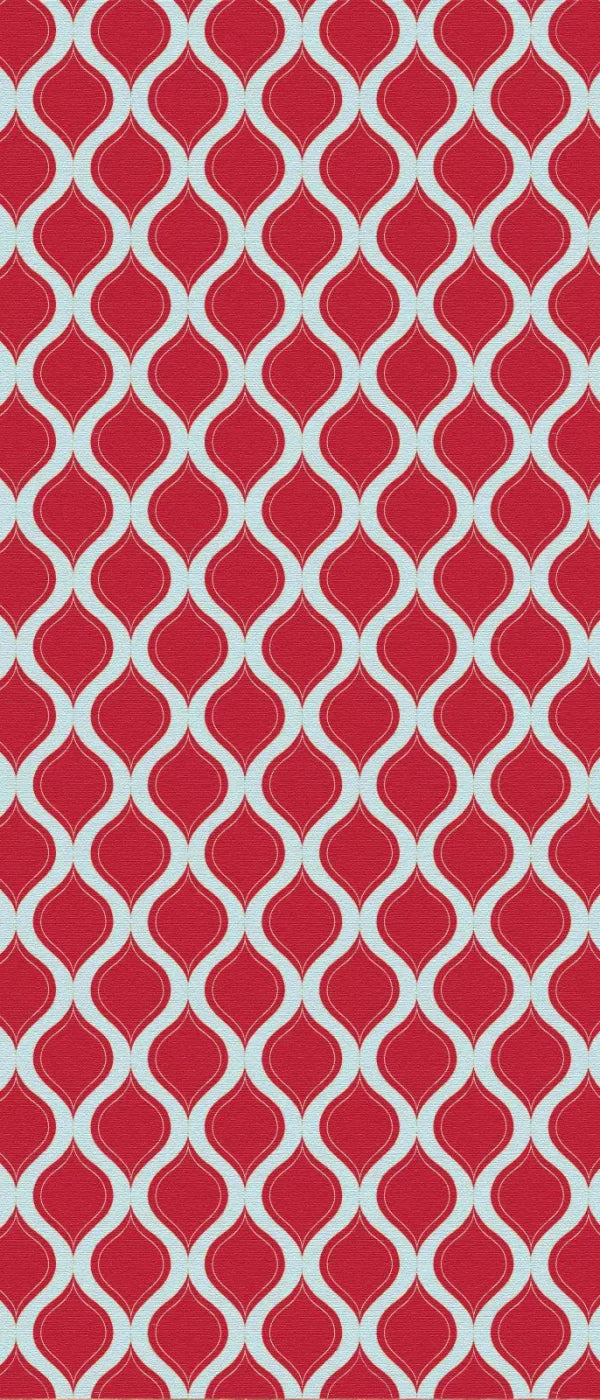 Fishnet Red 5X12 Ultracloth For Westcott X-Drop ( 60 X 144 Inch ) Backdrop