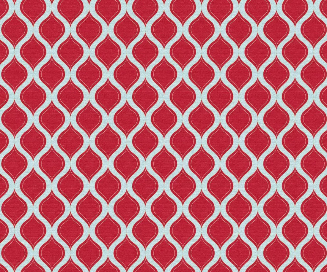 Fishnet Red 5X42 Fleece ( 60 X 50 Inch ) Backdrop