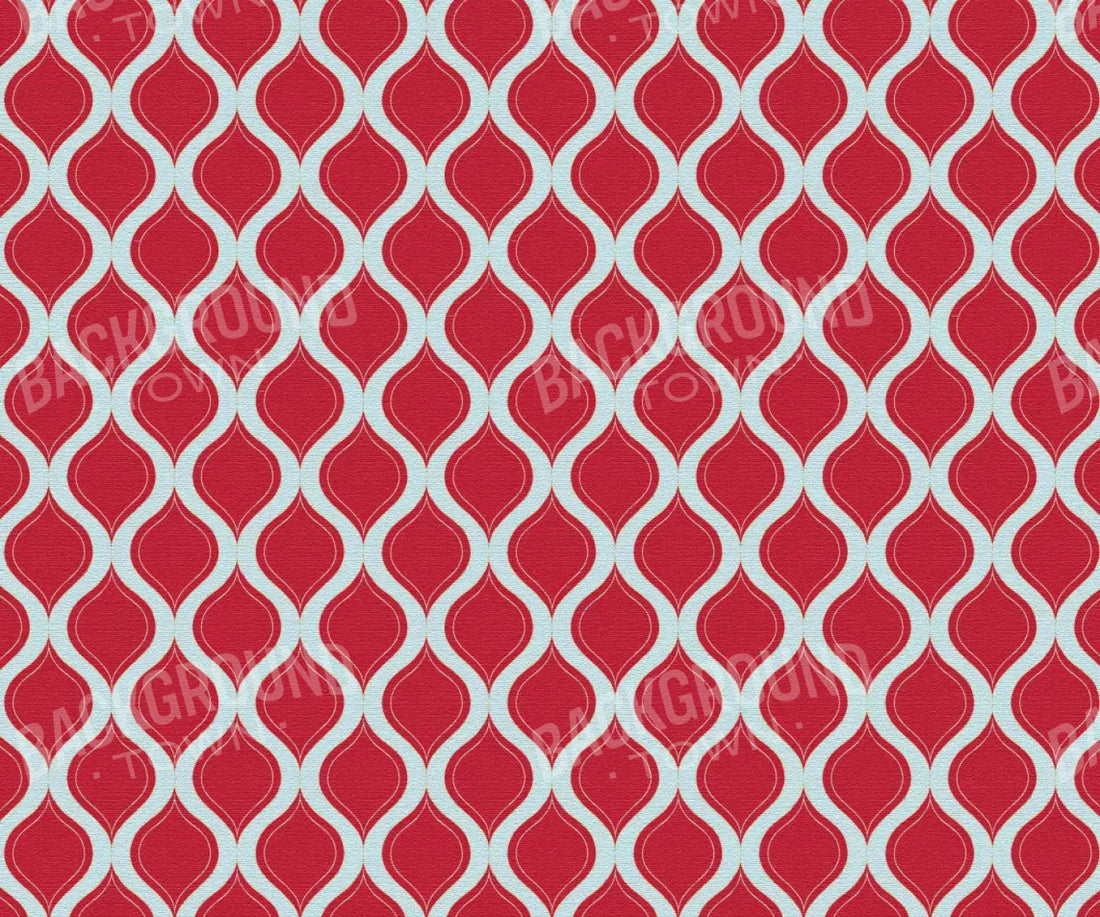 Fishnet Red 5X42 Fleece ( 60 X 50 Inch ) Backdrop