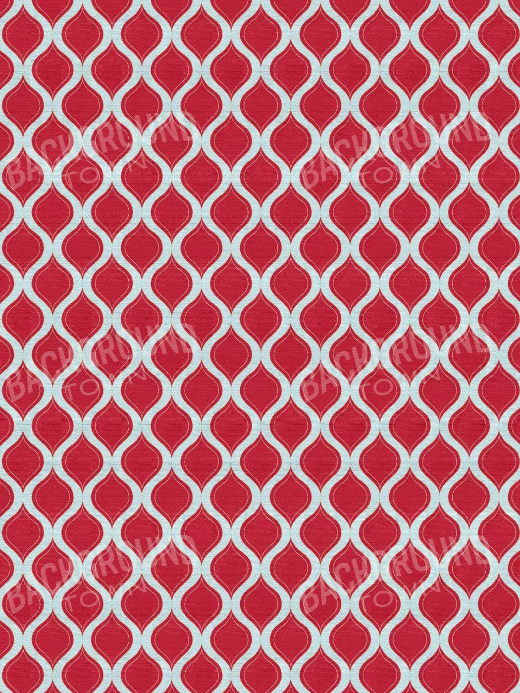 Fishnet Red 5X68 Fleece ( 60 X 80 Inch ) Backdrop