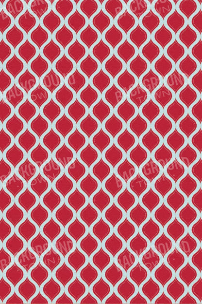 Fishnet Red 5X8 Ultracloth ( 60 X 96 Inch ) Backdrop