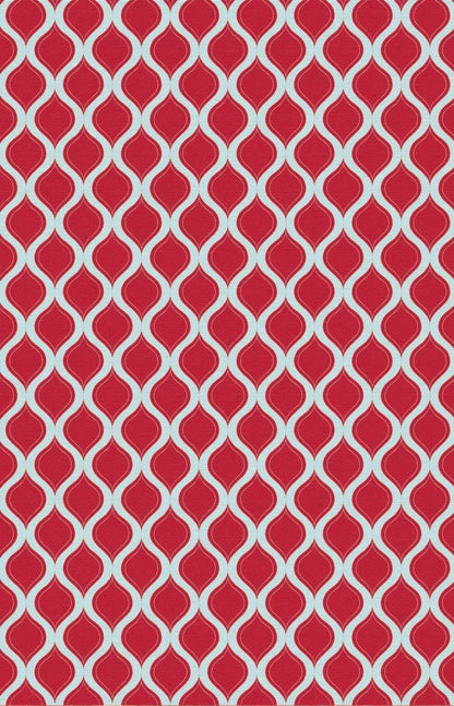 Fishnet Red 8X12 Ultracloth ( 96 X 144 Inch ) Backdrop