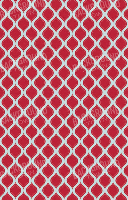Fishnet Red 8X12 Ultracloth ( 96 X 144 Inch ) Backdrop