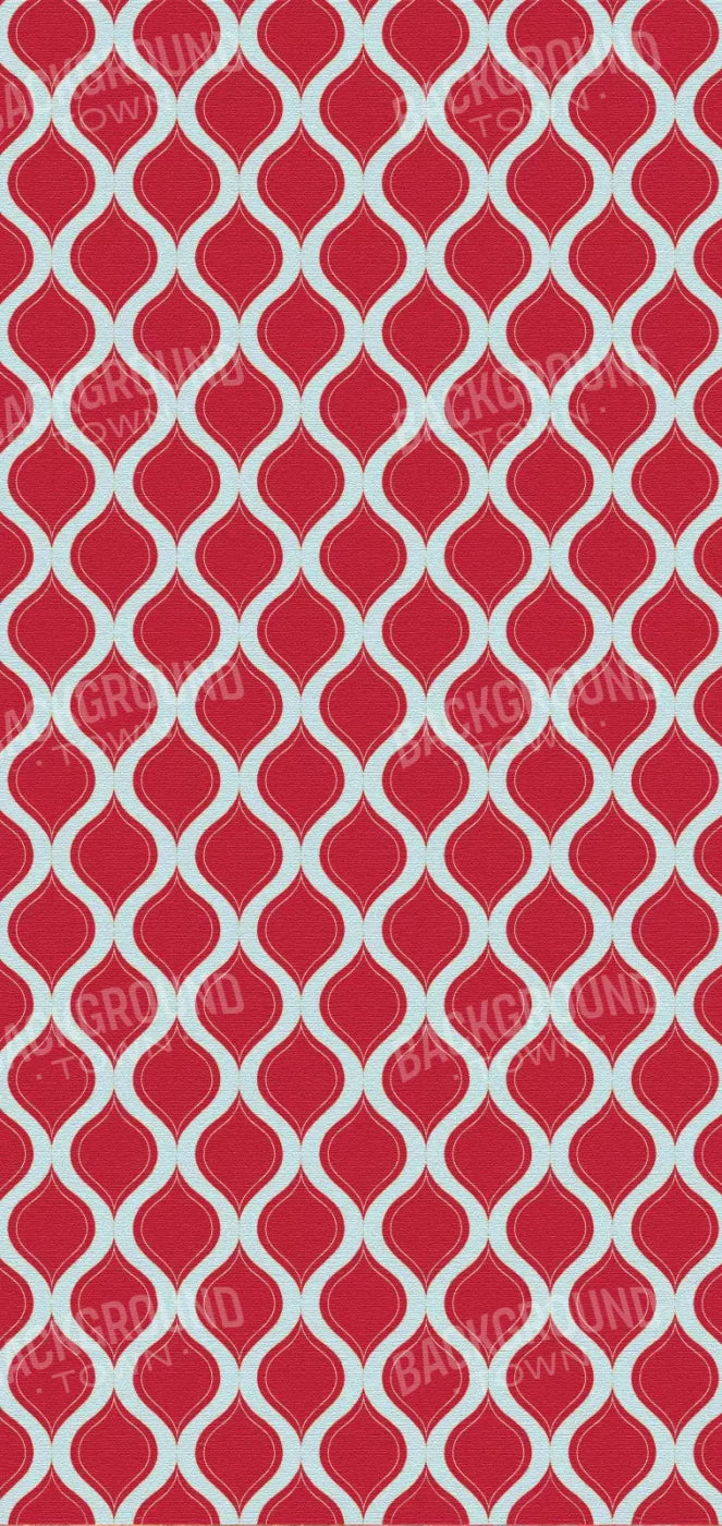Fishnet Red 8X16 Ultracloth ( 96 X 192 Inch ) Backdrop