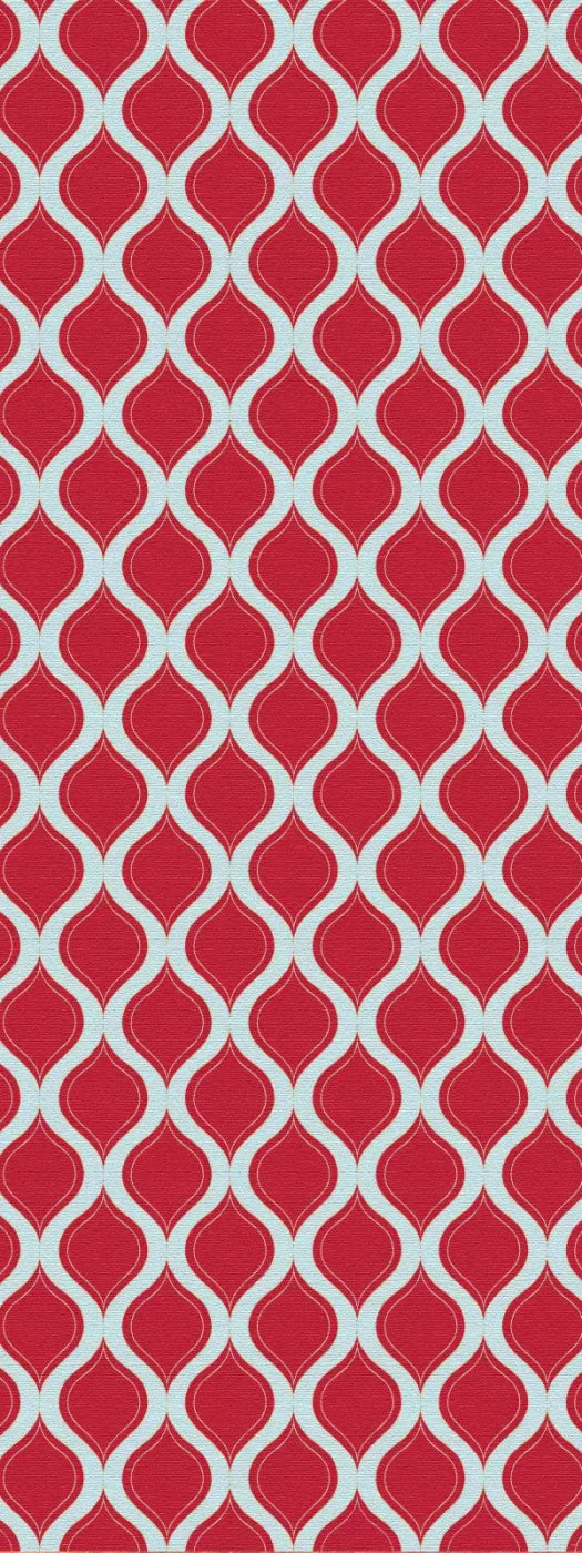 Fishnet Red 8X20 Ultracloth ( 96 X 240 Inch ) Backdrop