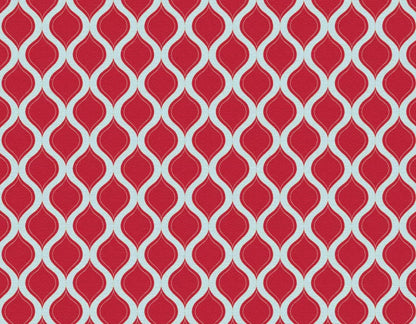 Fishnet Red 8X6 Fleece ( 96 X 72 Inch ) Backdrop