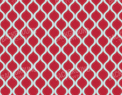 Fishnet Red 8X6 Fleece ( 96 X 72 Inch ) Backdrop