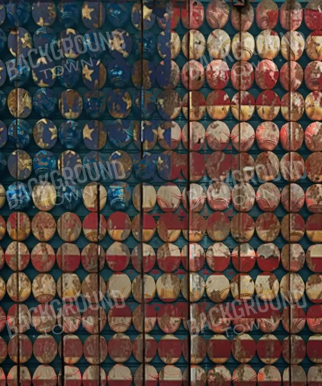 Blue Red White  Backdrop for Photography