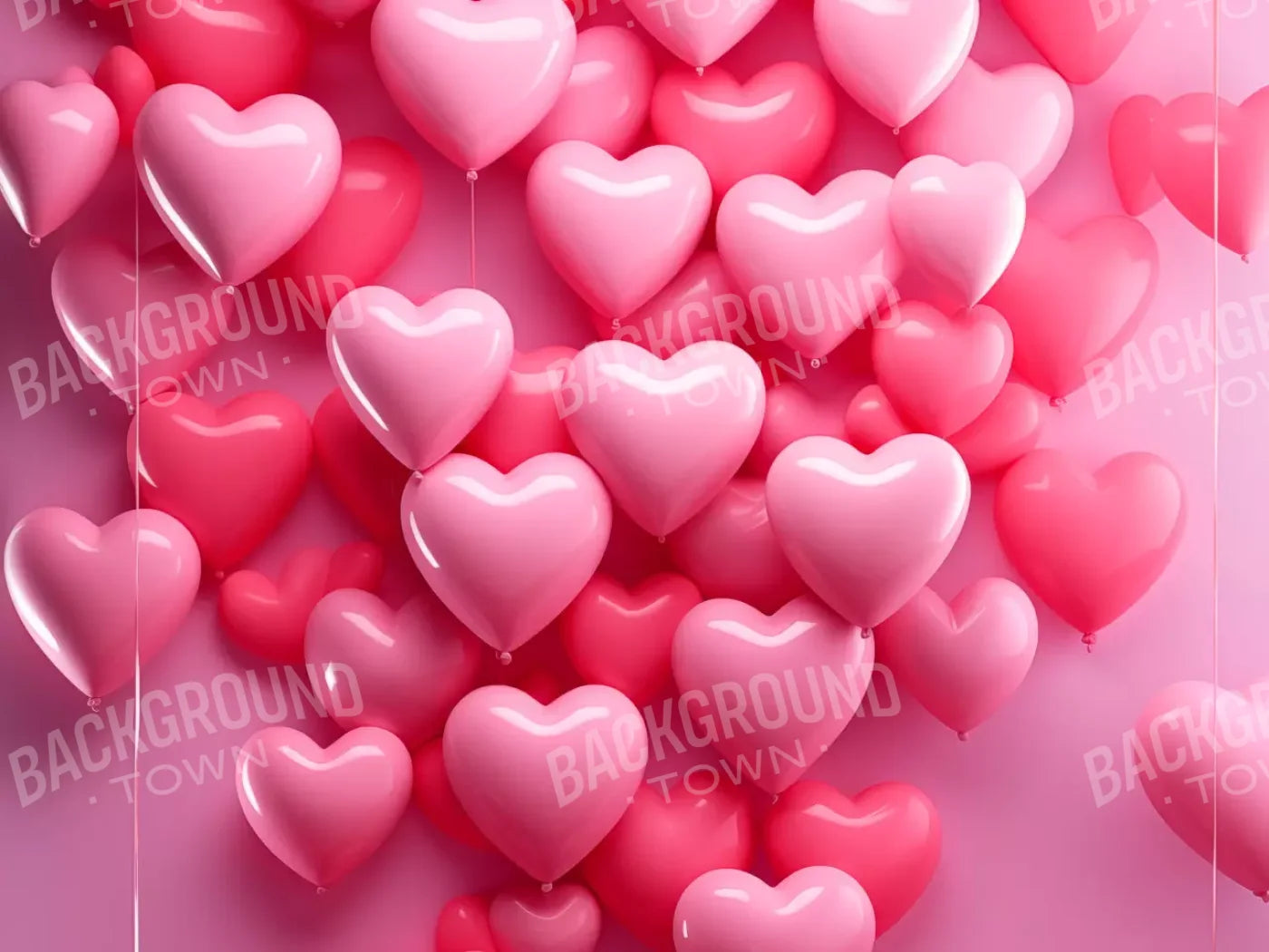 Floating Heart Ii 68X5 Fleece ( 80 X 60 Inch ) Backdrop